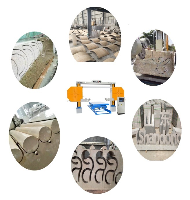 CNC Stone Cutting Machine Diamond Wire Saw Machine For Marble Granite 1