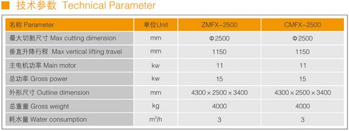 Column Cap Base Granite Marble Stone Cutting Machine 1150mm 0