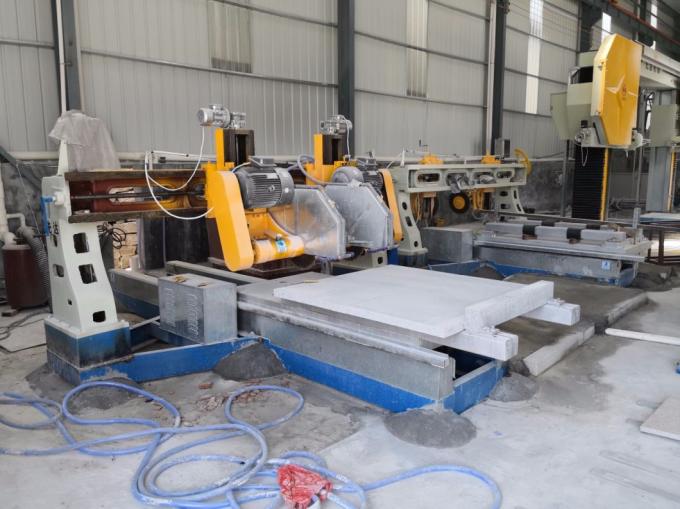 Four Blade Stone Edge Cutting Machine Column Slab Trimming Machine 0