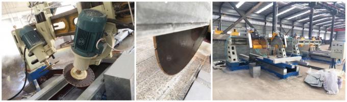 Four Blade Stone Edge Cutting Machine Column Slab Trimming Machine 1