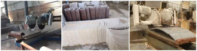 Four Blade Stone Edge Cutting Machine Column Slab Trimming Machine 2