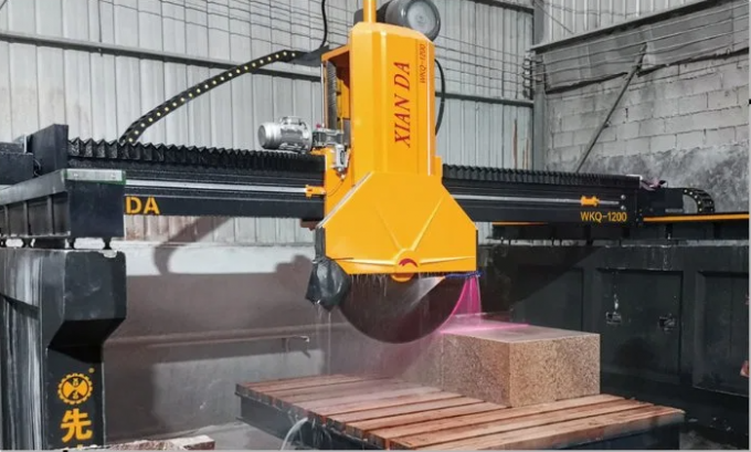 Granite And Marble Stone Bridge Block Cutting Machine