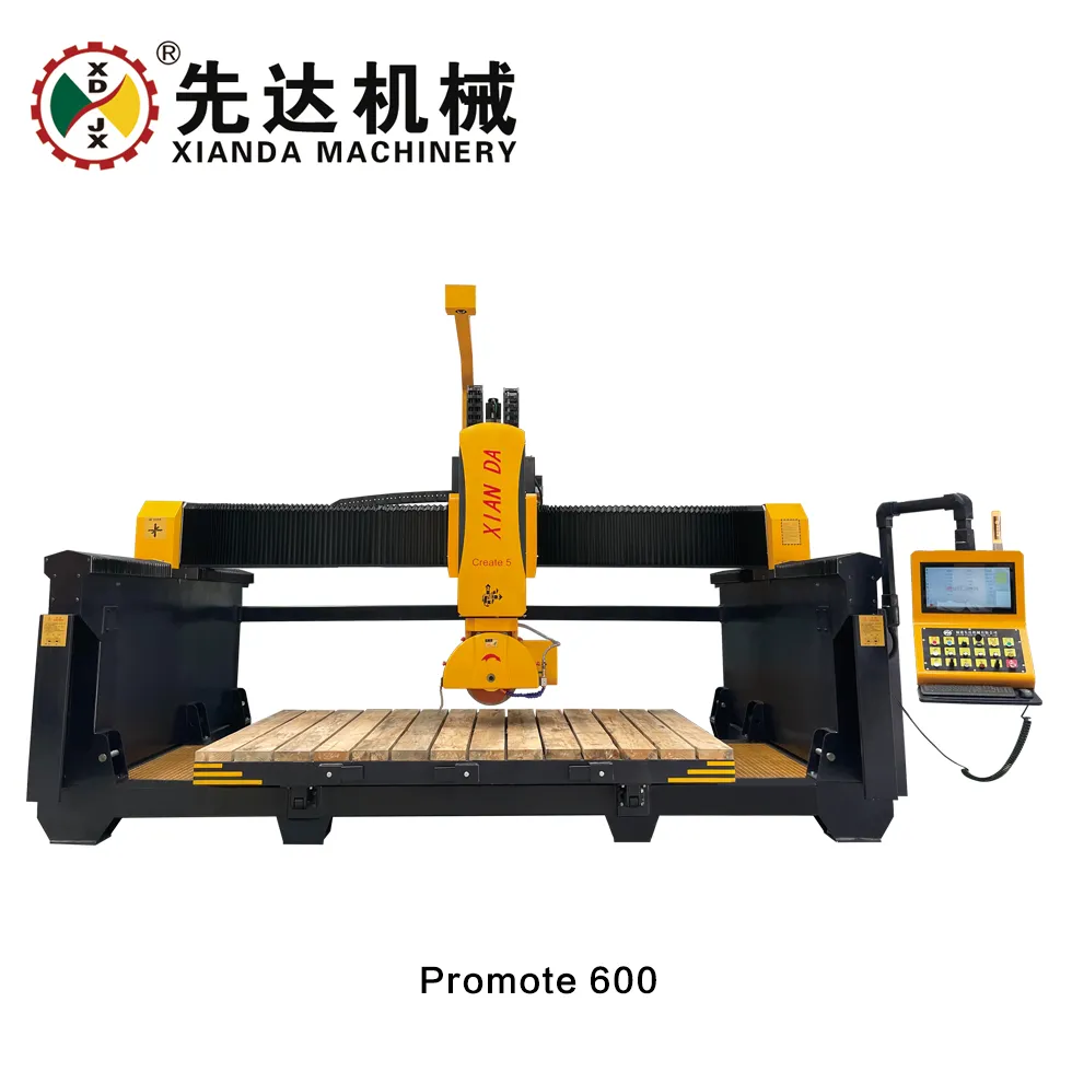 Infrared Middle Block Bridge Cutting Machine with 3200*2000mm Worktable 0-85° Tilting and 0-90° Rotation for Granite & Marble 2