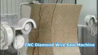 Industrial 5 Axis CNC Diamond Wire Saw Machine for Architectural Stone and Monument Processing