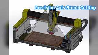  Axis Stone Cutter Precision Stone Fabrication