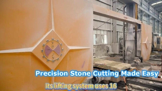 CRM‑3500 CNC 4‑Axis Diamond Wire Saw Machine | Stone Roman Column & Arc‑Slab Cutting Machine