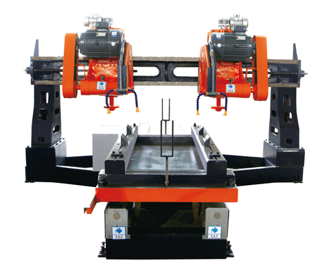 quality  Four Blade Stone Edge Cutting Machine Column Slab Trimming Machine factory