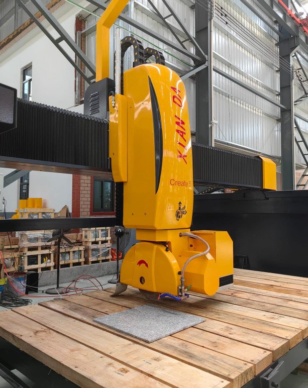 Italian System 5 Axis CNC Bridge Saw Milling Machinery Kitchen Sink ...