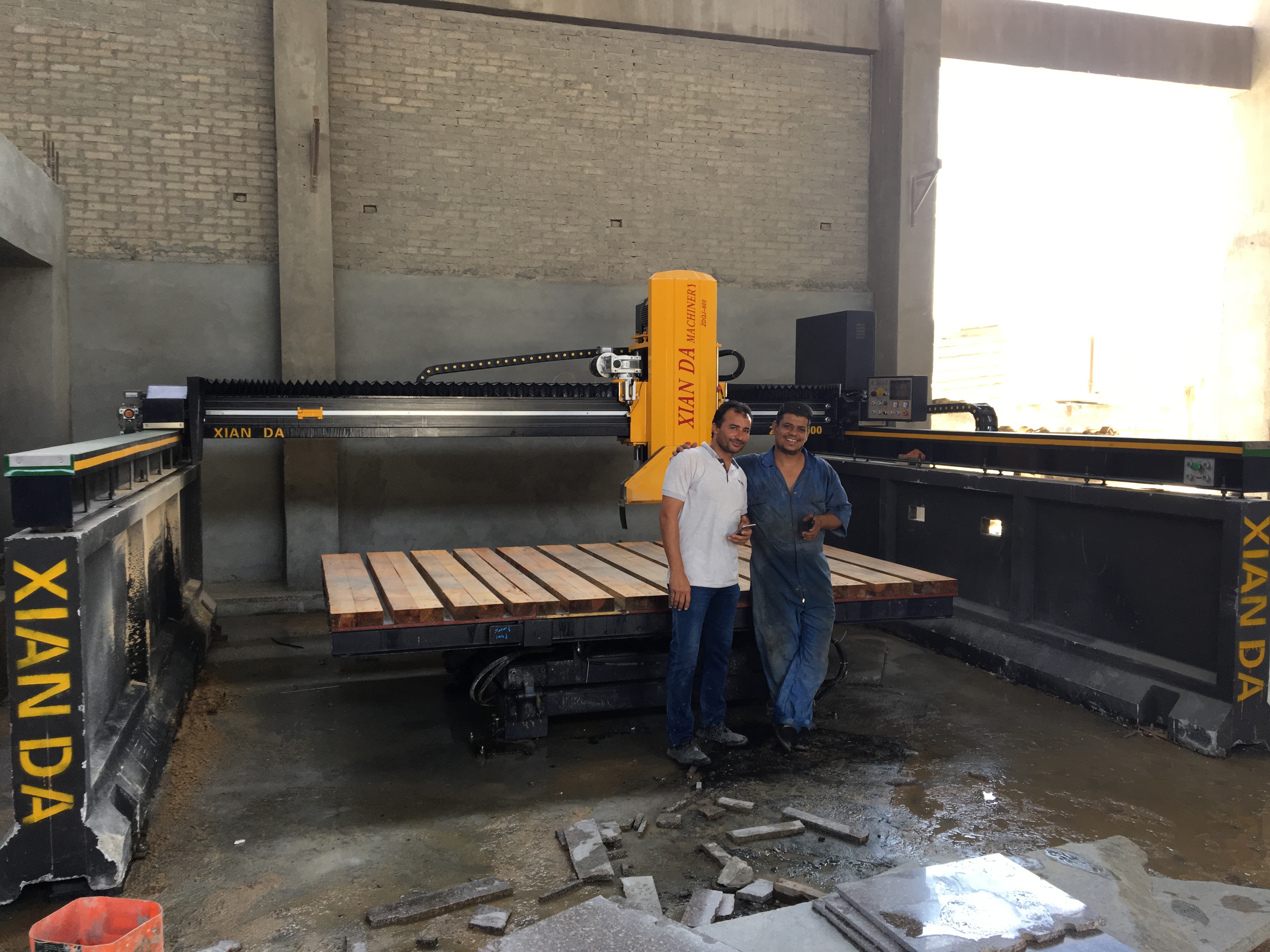 Infrared Bridge Saw Laser Stone PLC Cutting Machine for Marble & Granite