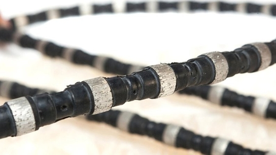 11.5mm Diamond Marble Wire Saw Quarrying Tools To Cutting Hard Stone Rock