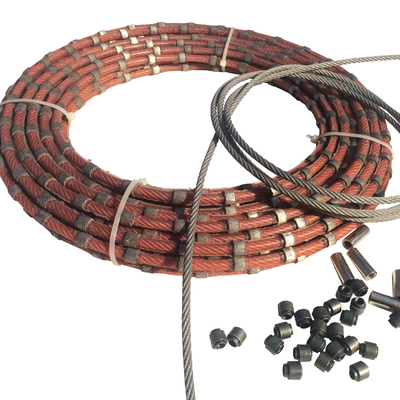 8.8mm Diamond Wire Saw For Marble Profiling Tools Cutting Stone Rock Hard Stone
