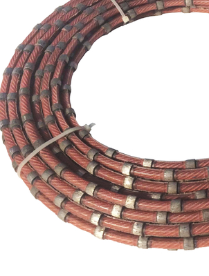 8.8mm Diamond Wire Saw For Marble Profiling Tools Cutting Stone Rock Hard Stone