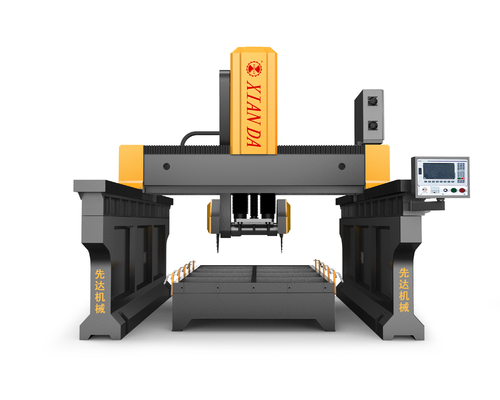 Dual Beam Bridge Type Cutting Milling Machine 3 Axis Cnc System