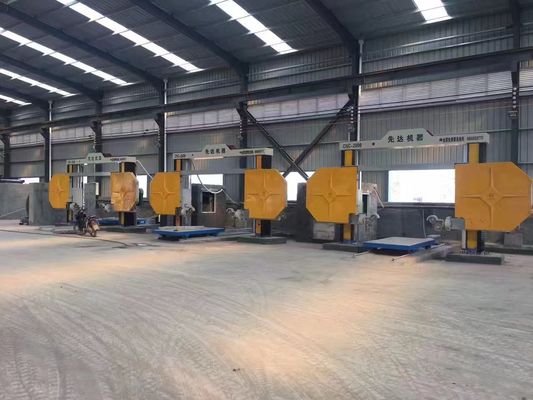 CNC Control Diamond Wire Saw Machine with High Cutting Precision and Four-Spindle Linkage for Stone Cutting