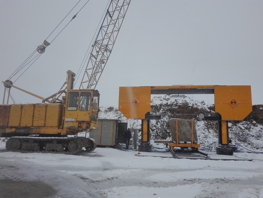 Block Dividing Diamond Wire Saw Machine for Marble Granite Slicing