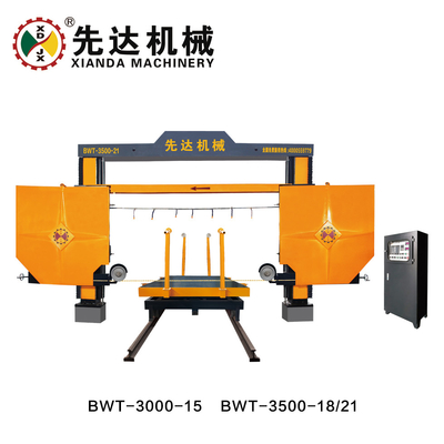 CNC Stone Cutting Block Dressing Diamond Wire Saw Machine For Granite Marble Quartz