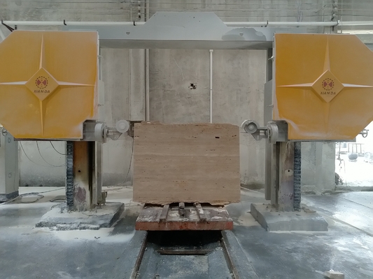 CNC Diamond Wire Saw Machine with 360° Rotating Table