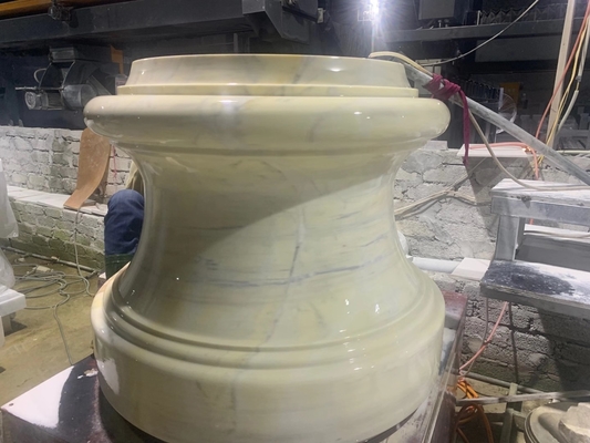CNC Column Cap And Base Profiling Cutting Machine Stone Machine