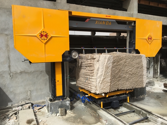 Stone Diamond Wire Saw Machine For Block Squaring And Slabs Cutting
