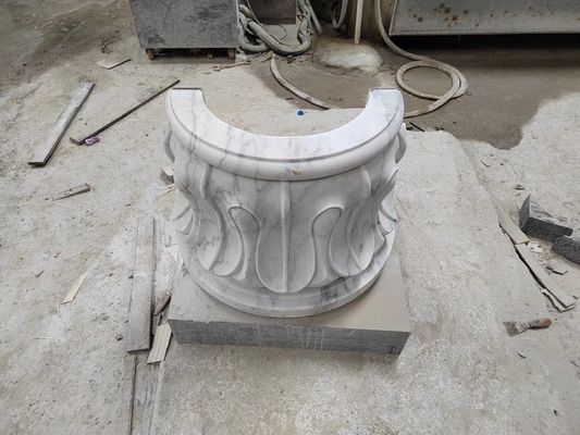 4 Axis Arc Slab Column Carving Machine For Marble Ganite Bulestone Jade Agate