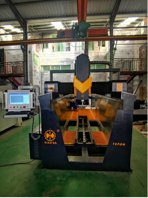 High Precision 4 Axis CNC Column Carving Machine 7.5kw