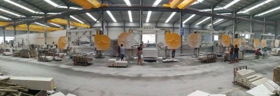 Four Spindle Linkage CNC Diamond Wire Saw Machine