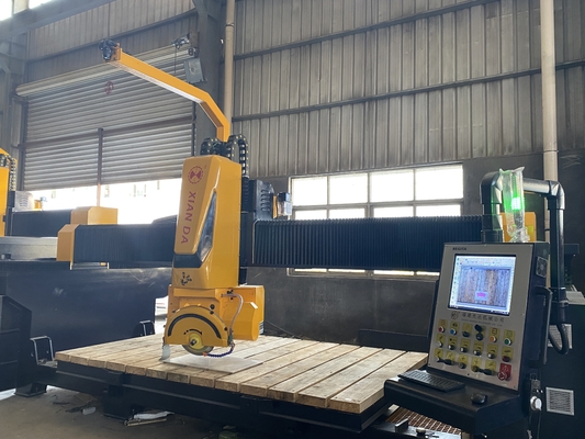 5 Axis Bridge Stone Edge Cutting Machine For Cutting And Shaping Granite