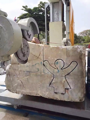 Table 360° Rotating Diamond Wire Saw Machine For Precise Stone Cutting