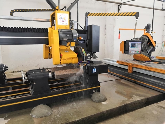 Four pcs baluster cutting machine with High Cutting