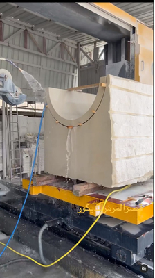 4 Axis Diamond Wire Saw Stone Cutting Tool with CNC Control
