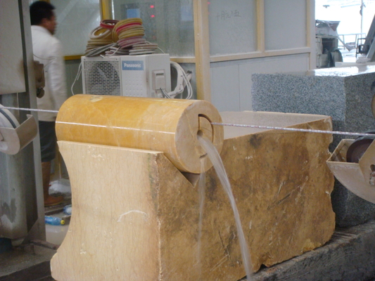 4 Axis Diamond Wire Saw Stone Cutting Tool with CNC Control