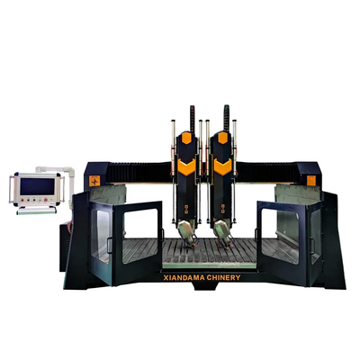 4 Axis Arc Slab & Column Stone Carving Machine For Marble And Granite