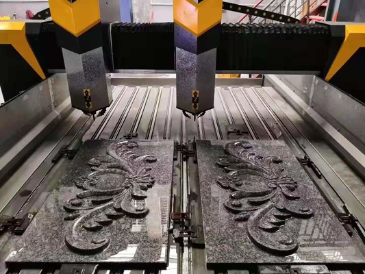 4 Axis Arc Slab & Column Stone Carving Machine For Marble And Granite