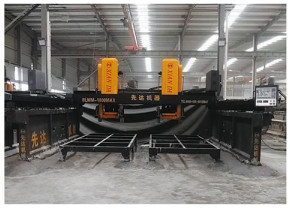 Dual Beam Bridge Type Linear Cutting And Milling Machine