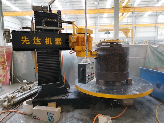 CNC Column Cap and Base Profiling Precision Column Cutter with Low Noise Level