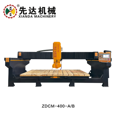 300-400mm Blade Diameter Monoblock Bridge Cutting Machine with Worktable Tilting Angle of 0-85°