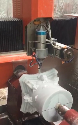 CNC Stone Carving Machine 4 Axis Precision Control System