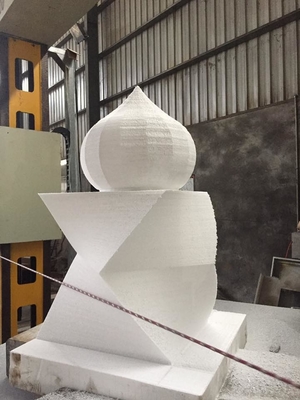 Auto Slicing  Marble Cutting Stone Diamond Wire Saw Machine for 3D Shape