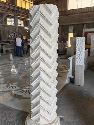 High Precision 4 Axis Column Carving Machine