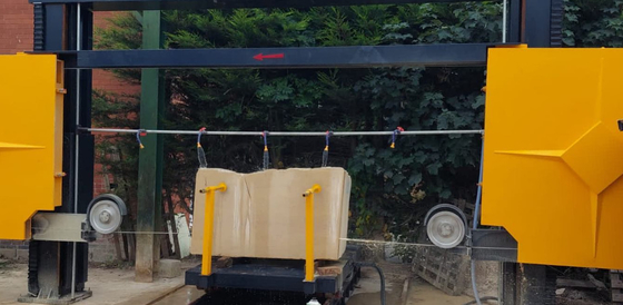 Diamond Wire Saw Machine For Block Diving By PLC Control