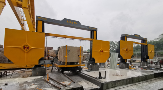 Diamond Wire Saw Machine For Block Dressing By PLC