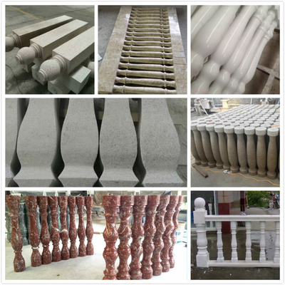 PLC/CNC High Accuracy Four Pcs Blauster Cutting Machine For Pillar , Column Caps , Roadblock