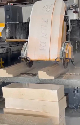 Rough Cutting And Fine Milling 3 Axis Linear Stone Cutting Machine For Square Railing
