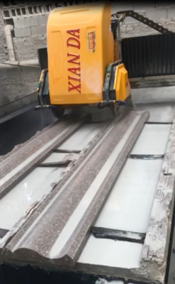 Rough Cutting And Fine Milling 3 Axis Linear Stone Cutting Machine For Square Railing