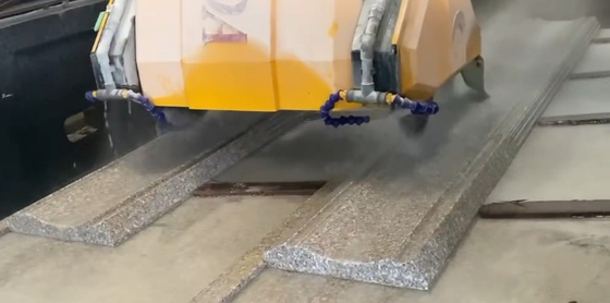 Rough Cutting And Fine Milling 3 Axis Linear Stone Cutting Machine For Square Railing
