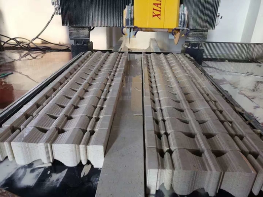 PLC/CNC gantry structure profiling linear machine for baluster，tomb stone