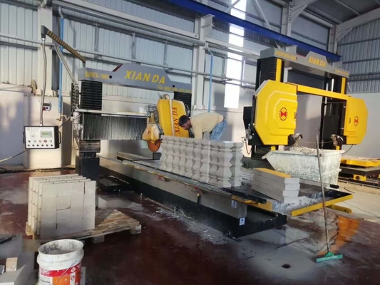 PLC/CNC gantry structure profiling linear machine for baluster，tomb stone
