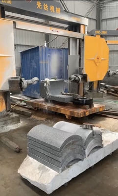 Granite Marble Diamond Wire Saw Profiling Cutting Machine