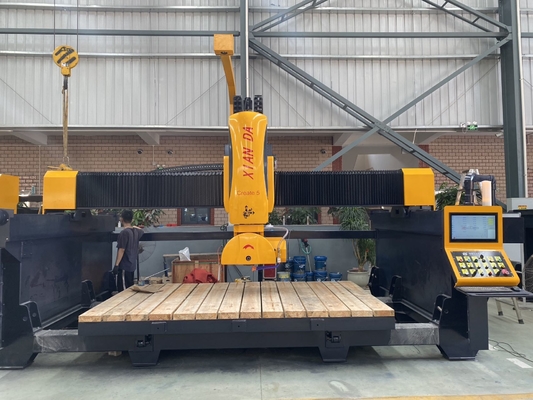 5 Axis Linkage Cnc System Bridge Cutting Machine With Memory Function For Power Off