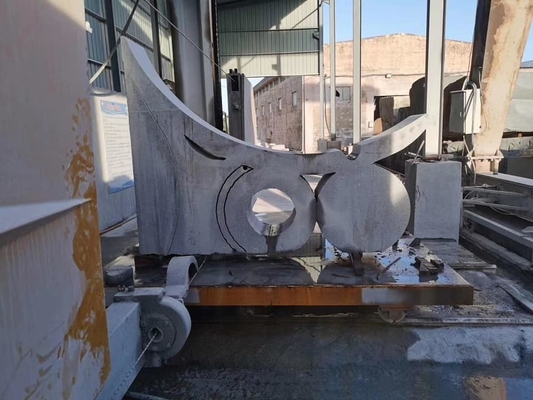CNC Control System Four Spindle Linkage Granite Marble Slab Diamond Wire Saw